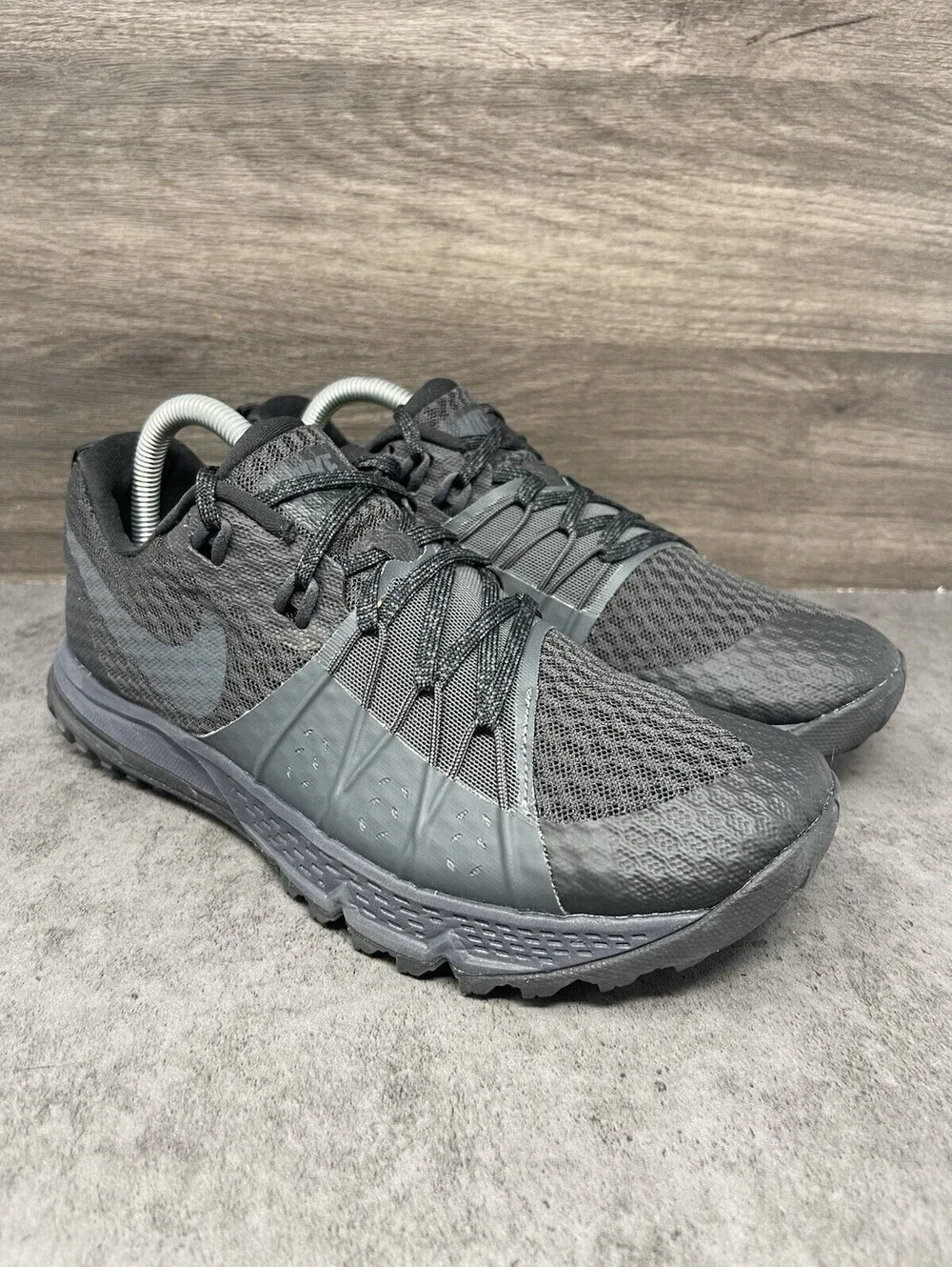 Nike Air Zoom Wildhorse 4 Trail Sneakers Womens Size 9 Black Athletic Running